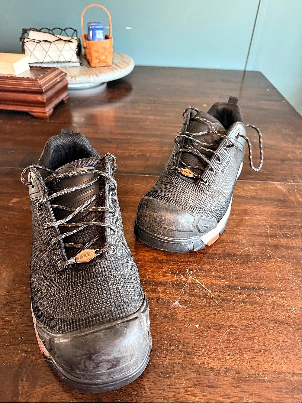 Brunt The Ryng Low Black US 13 Work Boots